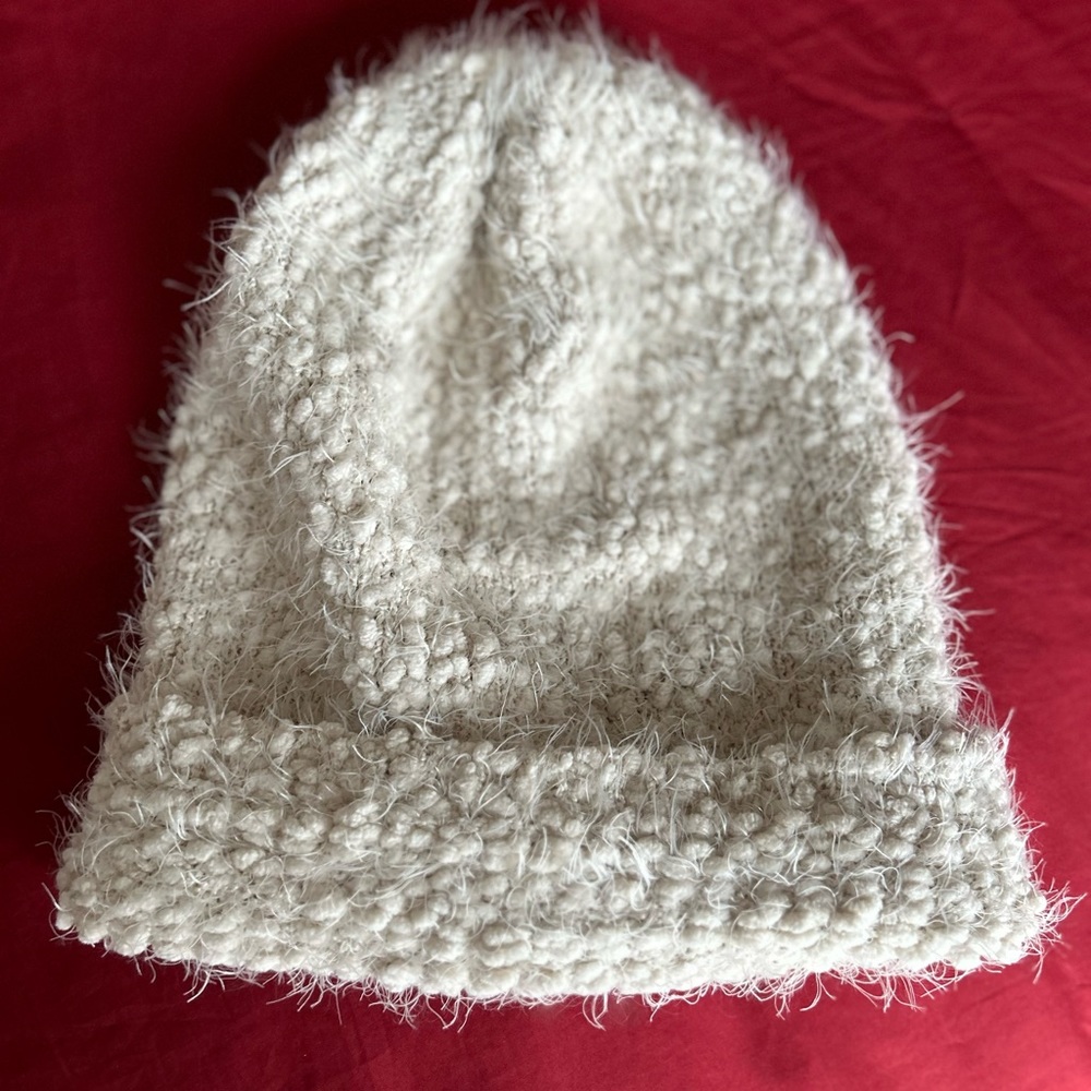 Cream Beanie